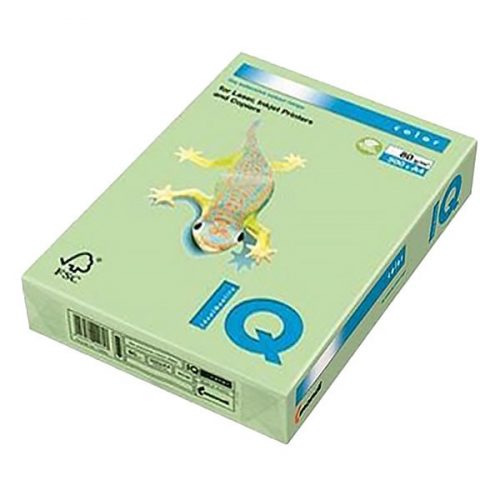 Fénymásolópapír színes IQ Color A/4 160 gr pasztell zöld GN27 250 ív/csomag