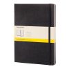 Notesz MOLESKINE QP091 "XL" kockás kemény fedeles fekete