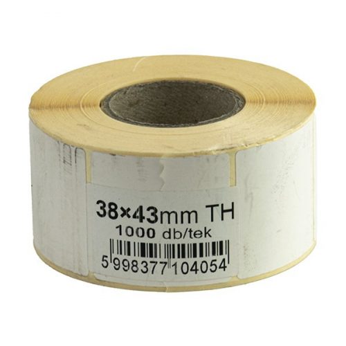 - Etikett tekercses thermo 43X38mm