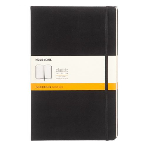 Notesz MOLESKINE QP090 "XL" vonalas kemény fedeles fekete