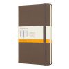 Notesz MOLESKINE QP060K14 "L" vonalas kemény fedeles föld barna