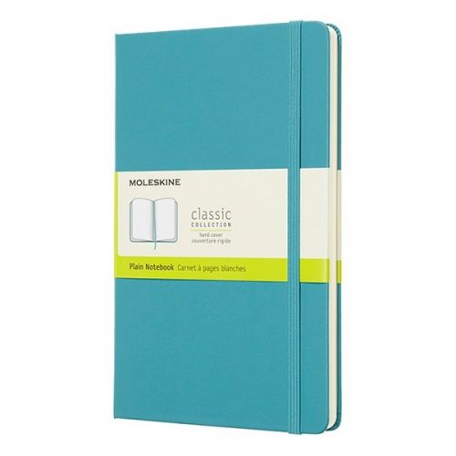 Notesz MOLESKINE QP062B35"L" sima kemény fedeles hamukék