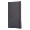 Notesz MOLESKINE QP618 "L" sima puha fedeles fekete