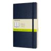 Notesz MOLESKINE QP618B20 "L" sima puha fedeles zafirkék