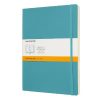 Notesz MOLESKINE QP621B35 "XL" vonalas puha fedeles hamukék