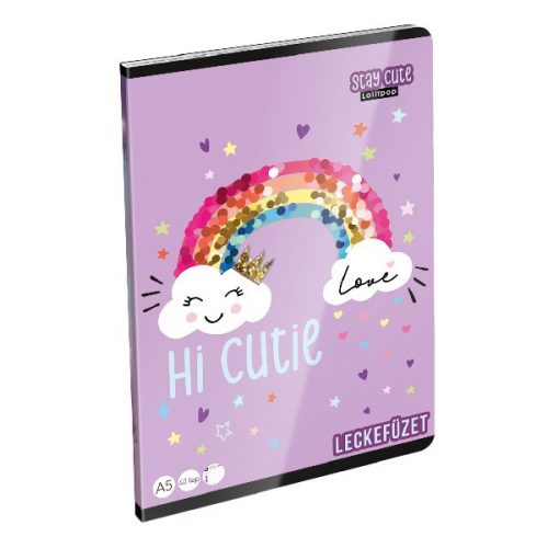 Leckefüzet LIZZY CARD A/5 32 lapos Stay Cute