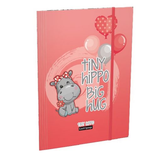 Gumis mappa LIZZY CARD A/4 Tiny Hippo