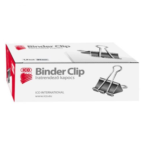 ICO Binder csipesz 31mm 12 db/doboz