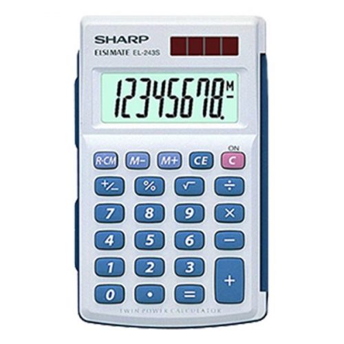 Számológép zseb SHARP EL-243S 8 digit