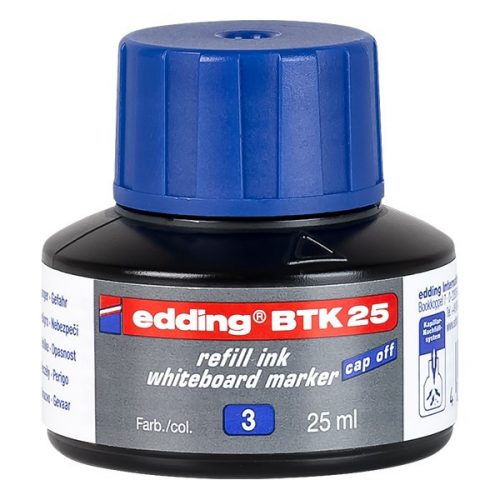 Tinta EDDING BTK25 táblamarkerhez 25 ml kék