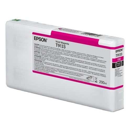 Festékpatron EPSON T9133 Vivid vörös 200ml