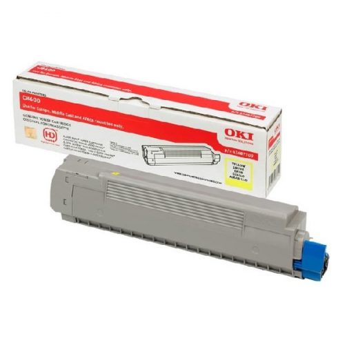 Toner OKI C8600 sárga 6K