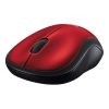 Egér vezeték nélküli LOGITECH M185 2,4 Ghz 1000 DPI piros