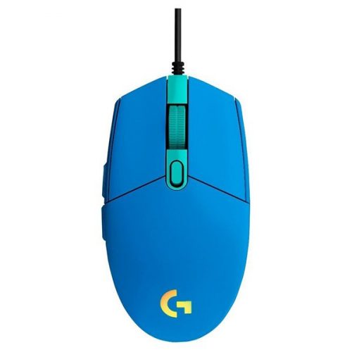 Egér vezetékes LOGITECH G102 LightSync USB 6 gombos 8000 DPI kék