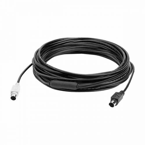 Adatkábel LOGITECH Extender Cable for Group 10m Mini-DIN-6 fekete