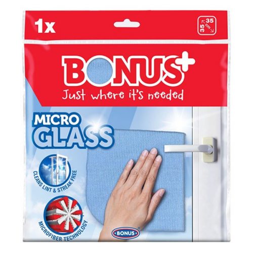 Törlőkendő üvegtörlő BONUS microGLASS