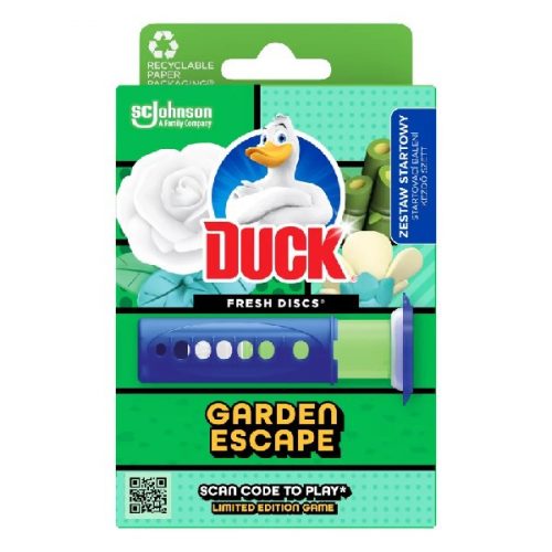 Toalett illatosító korong DUCK Fresh Discs Garden Escape 36ml