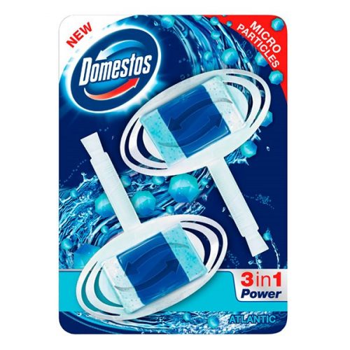 Toalett öblítő DOMESTOS 3in1 Ocean kosaras 2x40g