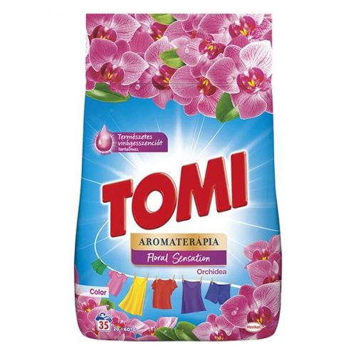 Mosópor TOMI Aromaterápia Color Orchidea-Makadámia 35 mosás 2,1kg