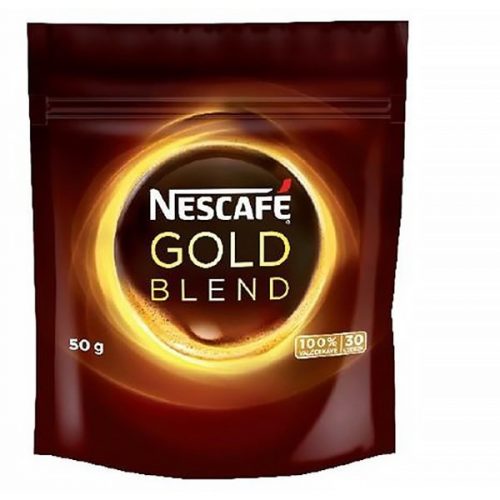 NESCAFE Kávé instant utántöltő NESCAFÉ Gold 50g