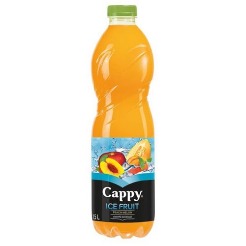 Üdítőital szénsavmentes CAPPY Ice Fruit Őszibarack-Sárgadinnye 12%-os 1,5L