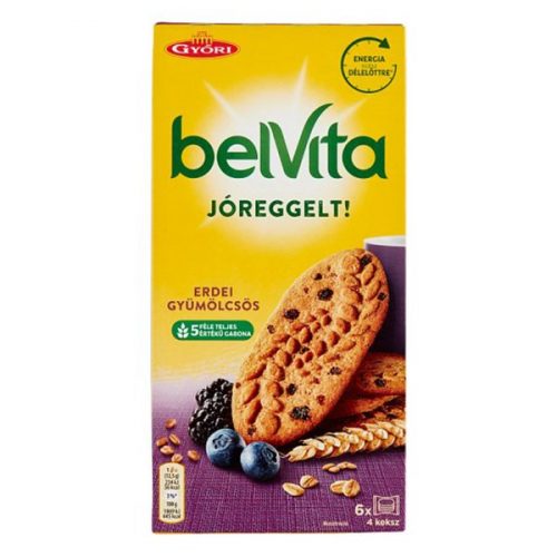 Keksz BELVITA Jó Reggelt! erdei gyümölcsös multipack 300g