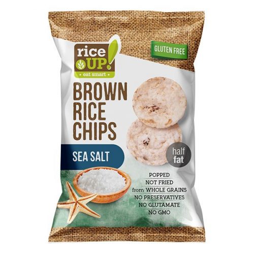 Rizschips RICE UP tengeri sós 60g