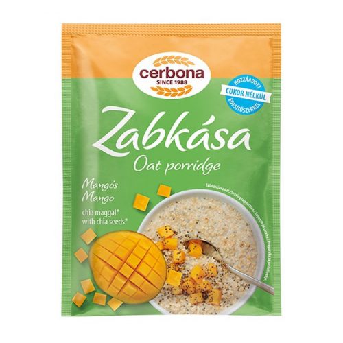 Zabkása CERBONA mangóval hozzáadott cukor nélkül 50g