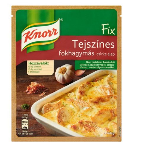 Ételalap KNORR Fix Tejszínes fokhagymás csirke 47g