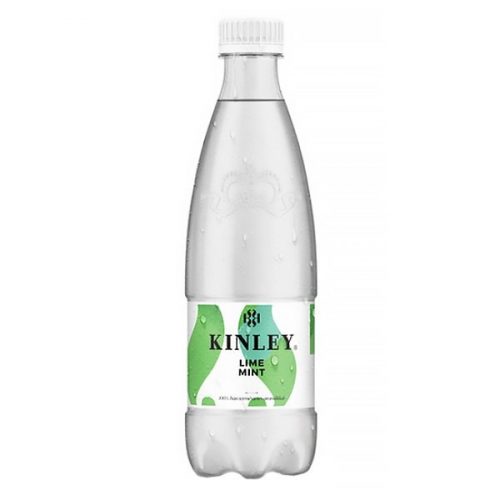 Üdítőital szénsavas KINLEY Lime Menta 0,5L