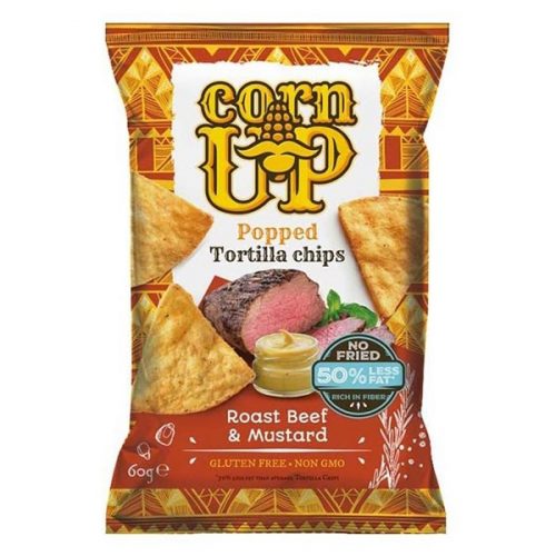 Tortilla chips CORN UP marhahús és mustár 60g