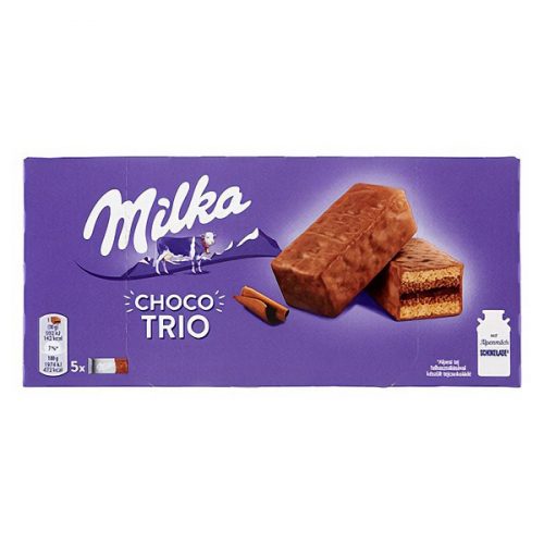 Piskóta MILKA Choco Trio 5 darabos 150g