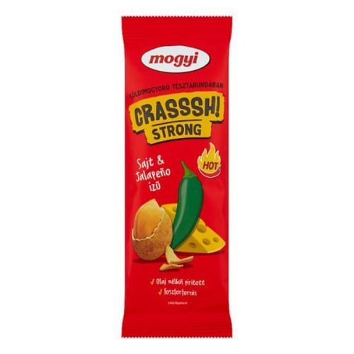 Földimogyoró tésztabundában MOGYI Crasssh! Strong sajtos-jalapenos 60g