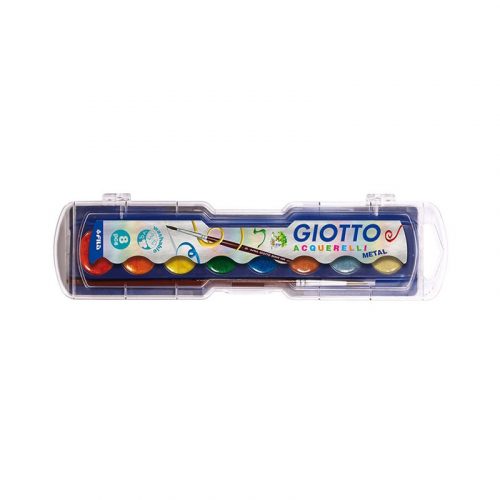 Vízfesték GIOTTO metál 28 mm 8 darabos