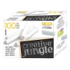 Táblakréta CREATIVE JUNGLE fehér kerek 100 db/doboz