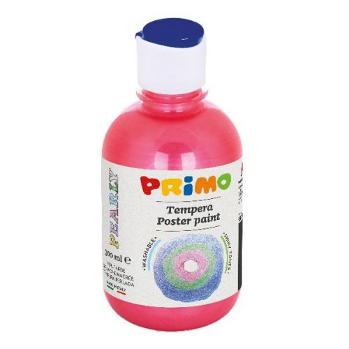 Tempera PRIMO 300 ml csillámos piros