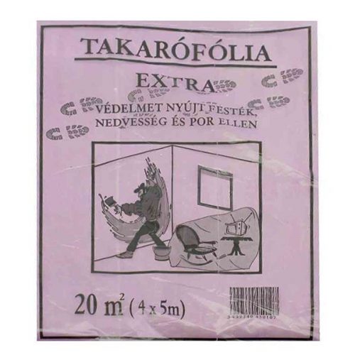 - Takarófólia lépésálló extra 4x5 m 20nm