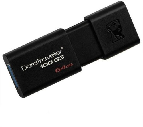 Pendrive KINGSTON DataTraveler 100 G3 USB 3.0 64GB fekete