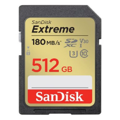 Memóriakártya SANDISK Extreme U3 V30 512GB