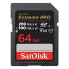 Memóriakártya SANDISK Extreme Pro U3 V30 64GB