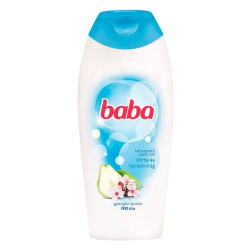 Krémtusfürdő BABA Körte és Barackvirág 400ml