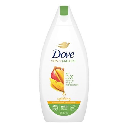 Krémtusfürdő DOVE Care by Nature Uplifting mangó vajjal és mandula kivonattal 400ml