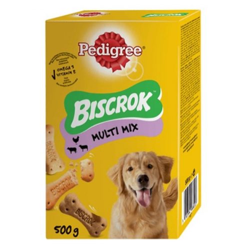 Állateledel jutalomfalat PEDIGREE Biscrok kutyáknak 500g