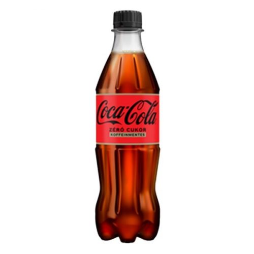 Üdítőital szénsavas COCA-COLA Zero koffeinmentes 0,5L