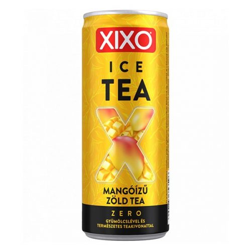 Üdítőital szénsavmentes XIXO Zöld tea Mangó Zero 0,25L