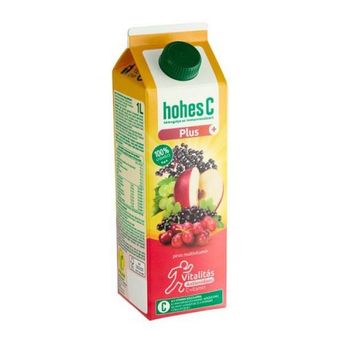 Gyümölcslé HOHES C Plus Red Multivitamin 100% 1L