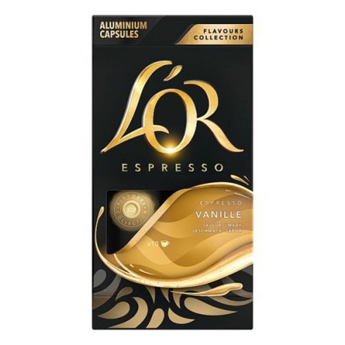 Kávékapszula L'OR Nespresso Vanille vanília ízű 10 kapszula/doboz