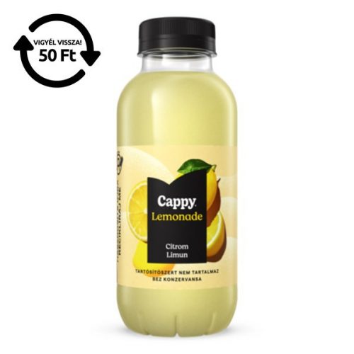 Üdítőital szénsavmentes CAPPY Happy Lemonade citrom 0,4L DRS