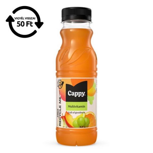 Gyümölcslé CAPPY Multivitamin 50%-os 0,33L DRS