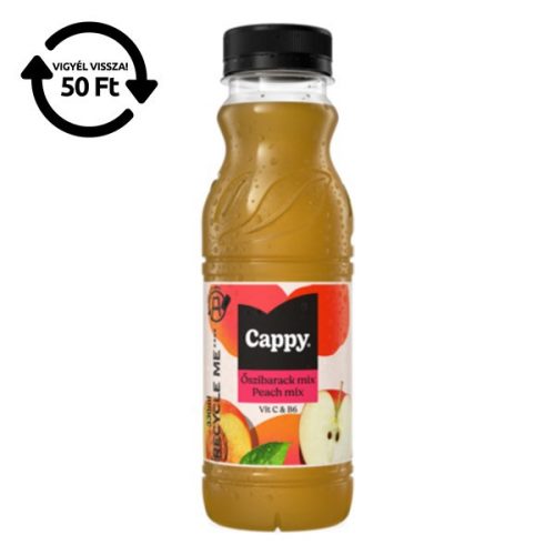 Gyümölcslé CAPPY Őszibarack mix 50%-os 0,33L DRS